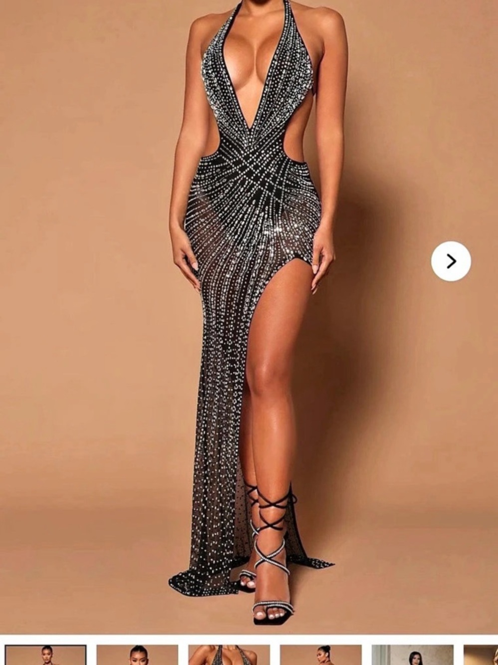Beverly Embellished Maxi Dress